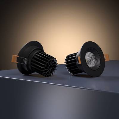 Светильник встраиваемый светодиодный Even 7W 4000K черный 25094/LED