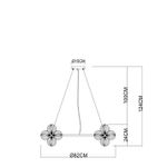 Подвесная люстра Arte Lamp ETEREO A5261LM-25GO, 25хG9