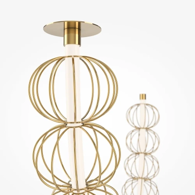 Подвесной светильник Золотая клетка / Golden Cage 3000К 117Вт, MOD216PL-L42G3K. TM Maytoni