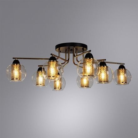 Потолочная люстра Arte Lamp MANCHESTER A7045PL-8BK, 8хE14