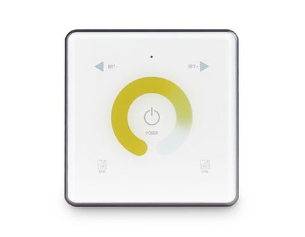 Настенная панель управления светильниками Magnetic SMART 220V 25mm GL1861 WH белый Радио 2.4G