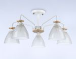 Светильник подвесной TR9567/5 WH/FR белый/белый матовый E27/5 max 40W D620*250