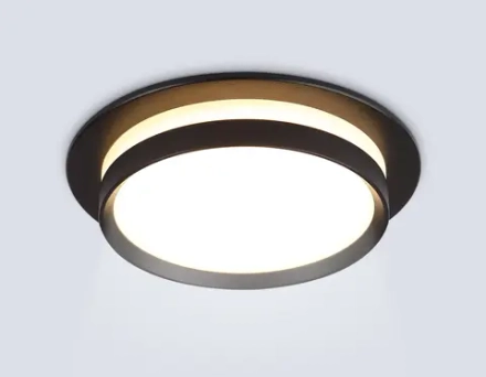 Светильник встраиваемый TN5215 BK черный GX53 max 15W D105*40