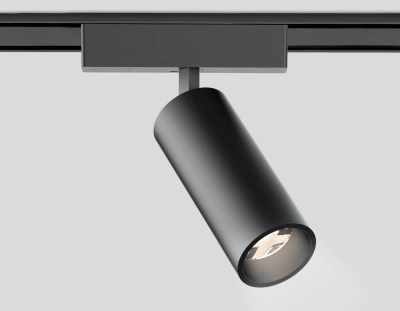 Светильник светодиодный трековый для шинопровода Magnetic Ultra Slim GV1522 BK черный IP20 18W 4200K 48V 24° D55*185