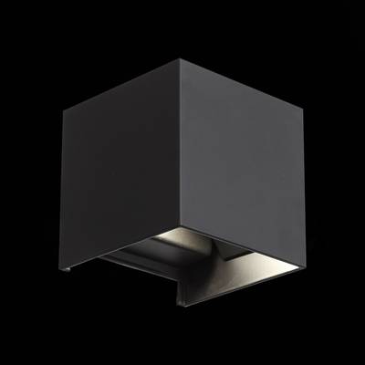 SL560.401.02 Светильник уличный настенный ST-Luce Черный/Черный LED 2*3W 4000K