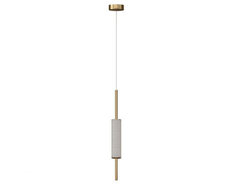 07527-1A,36 Подвес Элиас латунь d10 h200 Led 12W (3000K)