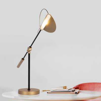 Настольная лампа 01141/1 черный/золото