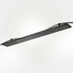 267937 Светильник 48V д/1-фазн трека DUE LED 2х24W+15W 2900LM 90G ЧЕРНЫЙ 3000K IP20