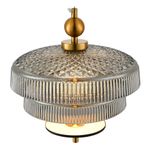 SL6122.303.01 Светильник подвесной ST-Luce Латунь/Латунь, Дымчатый LED 1*8W 3000K