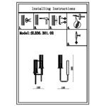 SL336.301.02 Бра ST-Luce Коричневый, Бронза/Прозрачный E14 2*60W