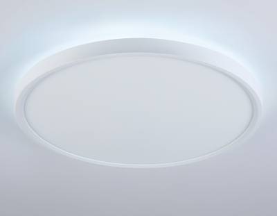 Потолочный светодиодный светильник FZ3005 WH белый IP44 33W+10W 6400+6400К D375*40 (Без ПДУ)