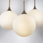 813033 Подвес GLOBO 1х40W E14 champagne gold/white Lightstar