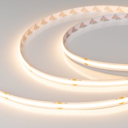 Светодиодная лента COB-X378-8mm 24V Warm2700 (11.5 W/m, IP20, CSP, 5m) (Arlight, Открытый)