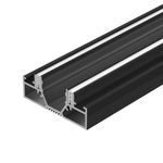 Профиль STRETCH-20-CEIL-D-CENTER-2000 BLACK (Arlight, Алюминий)