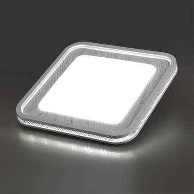 7682/EL COLOR SN 110 Светильник пластик/сер под дер LED 70Вт 3000-6000K 507х507 IP43 пульт ДУ MAVI WOOD