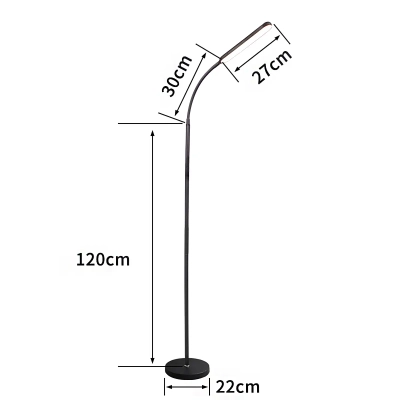 00089-0.6-01 BK светильник напольный Reluce, LED