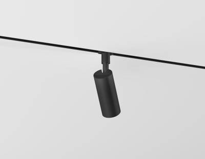 Светильник светодиодный трековый Magnetic 48V 10mm GL2301 BK черный IP20 6W 3CCT 3000/4200/6400K D35*80