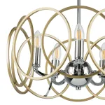 713053 Люстра REGOLO 5х40W E14 ХРОМ/ЗОЛОТО Lightstar