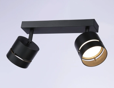 Светильник накладной TN71060/2 BK черный GX53/2 max 12W 280*85*150