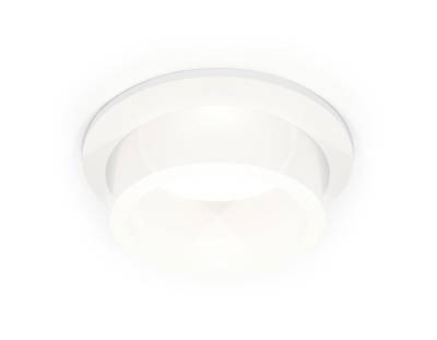 Комплект встраиваемого светильника с акрилом XC6512066 SWH/FR белый песок/белый матовый MR16 GU5.3 (C6512, N6248)