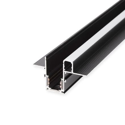 Slim Magnetic Шинопровод встраиваемый с местом под светодиодную ленту чёрный 2м 85132/00