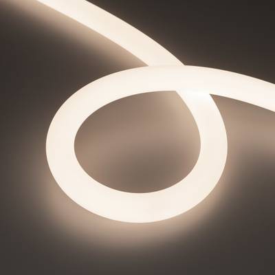 Светодиодная лента герметичная MOONLIGHT-SIDE-FP-X1088-D25mm 24V Day4000 (20 W/m, IP65, 5m, wire x1) (Arlight, Вывод кабеля боковой)