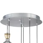 814069  2КОР! Люстра BELLE LED 6х8W 2400LM АЛЮМИНИЙ/МУЛЬТИКОЛОР 3000K Lightstar