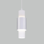 Подвесной светодиодный светильник 50204/1 LED белый/матовое серебро, LED