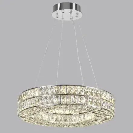 4927/52L L-VISION ODL24 583 хром/металл/хрусталь Люстра LED 52W 4000K 2971Лм PANTA