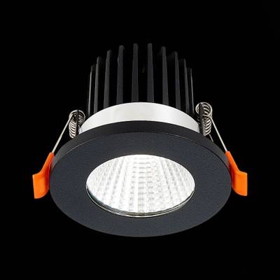 ST704.438.10 Св-к встр. Черный LED 1*10W 3000K 900Lm Ra&gt;90 38° IP20 D80xH60 170-240V