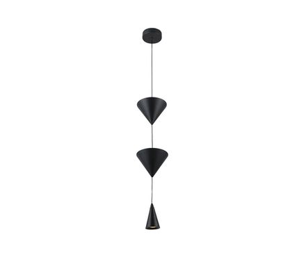 08481-3A,19 Подвес Риви черный d15 h205 Led 15W (4000K)