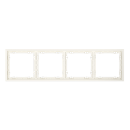 VLS100413 Рамка пластиковая VOLTUM S70 на 4 пост, (хлопок). (ТМ Maytoni)