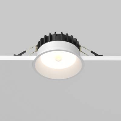 Встраиваемый светильник с датчиком движения и освещенности Okno 4000K 8Вт 100°, DL055-8W4K-SEN-W. TM Maytoni