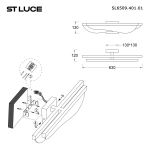 SL6509.401.01 Светильник настенный ST-Luce Черный/Прозрачный LED 1*18W 4000K