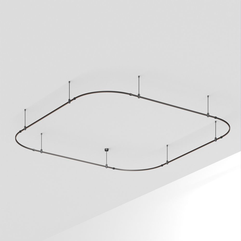 Основание ART-APRIORI-QUADRAT-SOFT-ROD-400-3500x3500 (BK) (Arlight, IP20 Металл, 3 года)