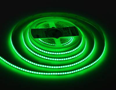 Светодиодная лента GS4951 COB 576Led/ 14W m/ 24V IP20 RGB/ 5m*10mm*3mm кратность резки 31.25mm (4 конт.)