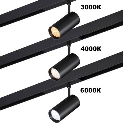 359959 PORT NT25 222 черный Трековый св-к диммир. со сменой цв.температуры, пульт ДУ/Tuya Smart Life IP20 LED 18W 3000-6000K 90-240V VECTOR