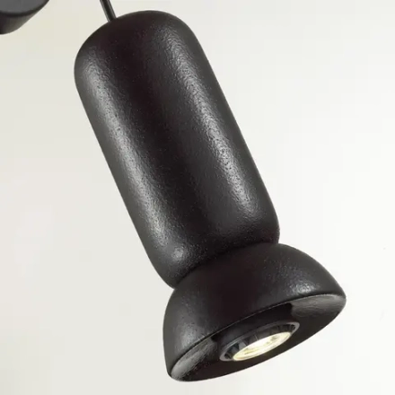 5054/1WD PENDANT ODL24 379 черный/металл/керамика Бра GU10 LED 4W KERAMA