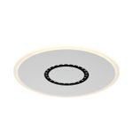 7663/34L MITRA LED SN Светильник пластик/белый LED 34Вт 3000-4000-6000K D475 IP20 пульт ДУ COSMO