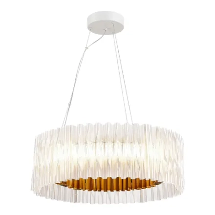 SL6012.203.01 Светильник подвесной ST-Luce Золотистый/Прозрачный LED 1*64W