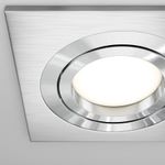 Встраиваемый светильник Atom GU10 1x50Вт DL024-2-01S. TM Maytoni