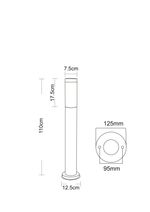 Ландшафтный светильник Arte Lamp SALIRE A3157PA-1SS, 1хE27