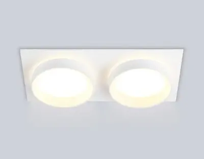 Светильник встраиваемый TN6711/2 WH белый IP44 GX53/2 max 15W 210*105*45