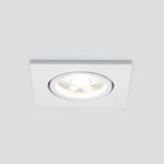 Встраиваемый точечный светильник Visio S 5W 4200K белый 15273/LED