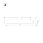 Светильник MAG-ORIENT-LASER-L465-16W Warm3000 (WH, 24 deg, 48V) (Arlight, IP20 Металл, 5 лет)