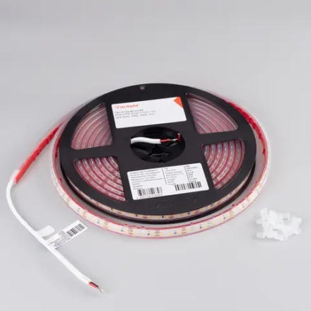 Лента герметичная RTW-PFS-A120-11mm 12V Day4000 (9.6 W/m, IP68, 2835, 5m) (Arlight, -)