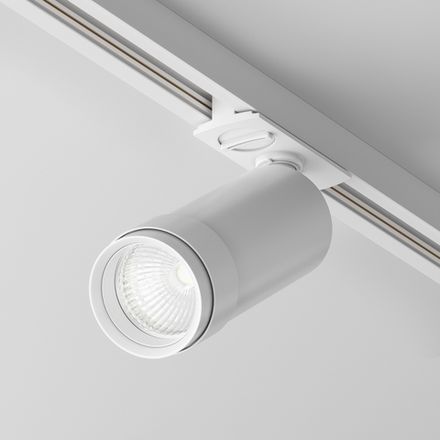 Трековый светильник Focus Led Zoom Unity 4000K 12Вт 15°-50°, TR021-1-12B4K-Z-W. TM Maytoni
