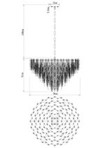 Подвесная люстра Divinare CABRERA 3509/01 LM-15, 15хE14