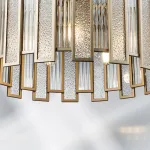 712052 Люстра AGAVE 5х40W E27 ШАМПАНЬ/ПРОЗРАЧНЫЙ Lightstar