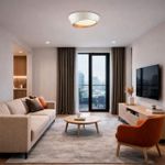 7693/60L AVRA LED SN 587 Светильник металл/акрил/белый/золотистый LED 60Вт 3000-6000K D500 IP20 пульт ДУ APEX